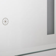 Load image into Gallery viewer, 60cm Height Modern LED Illuminated Bathroom Mirror Cabinet with Socket Bathroom Mirror Cabinets Living and Home 
