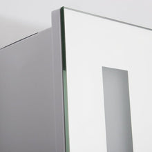 Load image into Gallery viewer, 60cm Height Modern LED Illuminated Bathroom Mirror Cabinet with Socket Bathroom Mirror Cabinets Living and Home 
