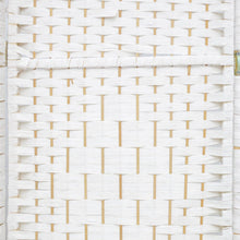 Load image into Gallery viewer, 4/6 White Wooden Panels Folding Room Divider Partition Slat Privacy Screen Room Dividers Living and Home 
