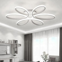 Load image into Gallery viewer, Floral 6 Rings Modern LED Ceiling Light Non-Dimmable Petal Flower-Shaped Light Ceiling Lights Living and Home W74 x L74 
