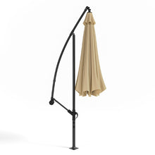 Load image into Gallery viewer, 3M Taupe Sun Parasol Hanging Banana Umbrella Parasols Living and Home 
