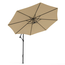 Load image into Gallery viewer, 3M Taupe Sun Parasol Hanging Banana Umbrella Parasols Living and Home 
