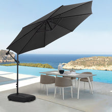 Load image into Gallery viewer, 3M Large Banana Cantilever Patio Parasol for Outdoor Sunshade and Rain with Fillable Base on Wheels
