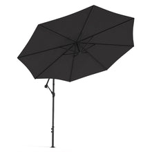 Load image into Gallery viewer, 3M Black Sun Parasol Hanging Banana Umbrella Parasols Living and Home 
