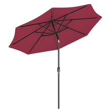 Load image into Gallery viewer, Copy of 3M Backyard Sunshade Parasol Garden Tilt Umbrella with Crank Parasols Living and Home Wine Red 
