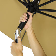 Load image into Gallery viewer, Patio Umbrella Large 3M Traditional Parasol with Plastic Base
