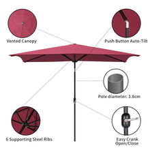 Load image into Gallery viewer, Copy of 3M Sunshade Parasol Umbrella Easy Tilt for Outdoor Market Table Parasols Living and Home 
