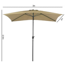 Load image into Gallery viewer, Copy of 3M Sunshade Parasol Umbrella Easy Tilt for Outdoor Market Table Parasols Living and Home 
