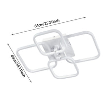 Load image into Gallery viewer, Contemporary LED Light-adjusted Semi Flush Ceiling Light
