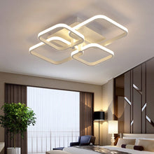 Load image into Gallery viewer, 4/6/8 Headers Square LED Ceiling Light Dimmable with Remote Control Ceiling Lights Living and Home 
