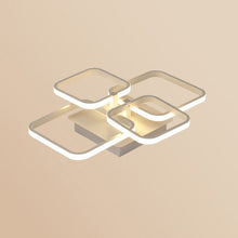 Load image into Gallery viewer, 4/6/8 Headers Square LED Ceiling Light Dimmable with Remote Control Ceiling Lights Living and Home 
