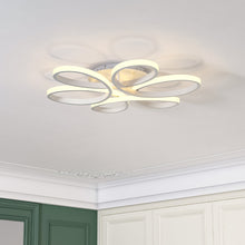 Load image into Gallery viewer, Floral 6 Rings Modern LED Ceiling Light Dimmable with Remote Control Ceiling Lights Living and Home W 74 x L 74 cm 
