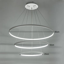 Load image into Gallery viewer, Modern LED Pendant with 3 Circle Rings - Dimmable Pendant Living and Home 
