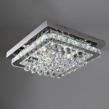 Load image into Gallery viewer, Modern Fancy Crystal LED Flush Mount Ceiling Light Fixture
