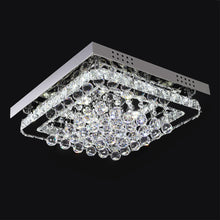 Load image into Gallery viewer, Modern Fancy Crystal LED Flush Mount Ceiling Light Fixture

