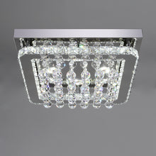 Load image into Gallery viewer, Modern Fancy Crystal LED Flush Mount Ceiling Light Fixture
