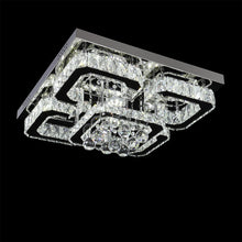 Load image into Gallery viewer, Modern Fancy Crystal LED Flush Mount Ceiling Light Fixture
