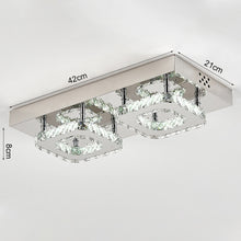 Load image into Gallery viewer, Modern Small Crystal LED Ceiling Light for Hallways and Corridor
