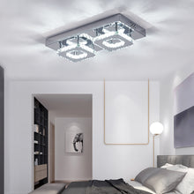 Load image into Gallery viewer, Modern Small Crystal LED Ceiling Light for Hallways and Corridor
