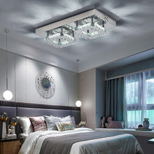 Load image into Gallery viewer, Modern Small Crystal LED Ceiling Light for Hallways and Corridor
