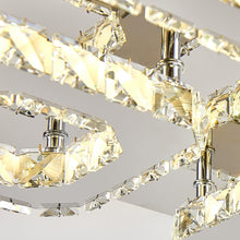 Load image into Gallery viewer, 68 W Square LED Ceiling Light with Crystal Dimmable Warm Light Ceiling Lights Living and Home 
