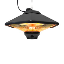 Load image into Gallery viewer, 2KW Patio Hanging Heater Square Electric Ceiling Warmer Remote Control Light patio heater Living and Home 
