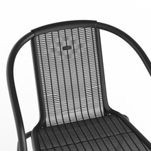 Load image into Gallery viewer, PE Rattan Stacking Garden Chairs Set of 2

