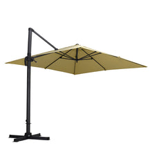Load image into Gallery viewer, Large Square Canopy Rotating Outdoor Cantilever Parasol with Square Base

