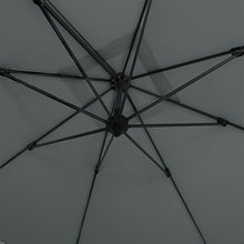 Load image into Gallery viewer, Large Square Canopy Rotating Outdoor Cantilever Parasol with Base
