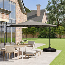 Load image into Gallery viewer, Square Base 3 x 3 m Square Cantilever Parasol Outdoor Hanging Umbrella for Garden and Patio Parasols Living and Home 

