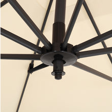 Load image into Gallery viewer, Large Square Canopy Rotating Outdoor Cantilever Parasol with Square Base
