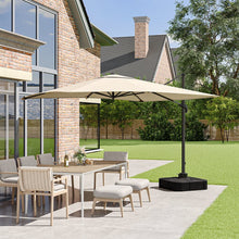 Load image into Gallery viewer, Square Base 3 x 3 m Square Cantilever Parasol Outdoor Hanging Umbrella for Garden and Patio Parasols Living and Home 
