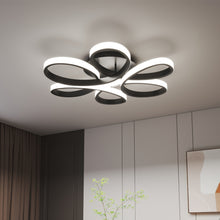 Load image into Gallery viewer, Modern Acrylic Light-adjusted Petal LED Semi Ceiling Light
