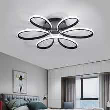 Load image into Gallery viewer, Modern Acrylic Light-adjusted Petal LED Semi Ceiling Light
