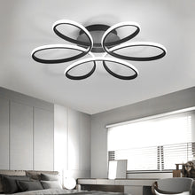 Load image into Gallery viewer, Modern Acrylic Light-adjusted Petal LED Semi Ceiling Light
