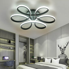 Load image into Gallery viewer, Modern Acrylic Light-adjusted Petal LED Semi Ceiling Light
