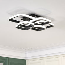 Load image into Gallery viewer, Modern LED Ceiling Light with 6 Squares 102W Flush Mount Pendant Light Ceiling Lights Living and Home 

