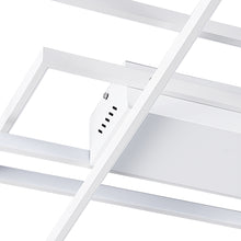Load image into Gallery viewer, Neutral Style Rectangular LED Semi Flush Ceiling Light
