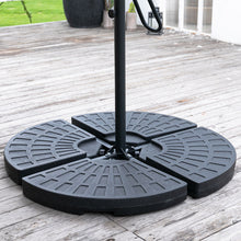 Load image into Gallery viewer, Square Cantilever Parasol with Solar Light and HDPE Parasol Base, LG1269LG0884
