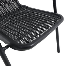Load image into Gallery viewer, PE Rattan Stacking Garden Chairs Set of 6
