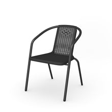 Load image into Gallery viewer, Set of 6 Stacking Patio Dining Side Chairs for All Weather Outdoor Bistro Garden Patio Side Chairs Living and Home 
