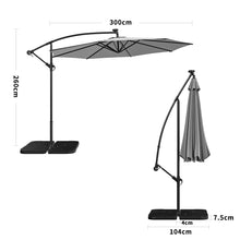 Load image into Gallery viewer, LG0927 Parasols &amp; Rain Umbrellas Living and Home Cross base+Petal water tank base 
