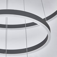 Load image into Gallery viewer, Modern 3 Ring Aluminum Round Hanging LED Pendant Light
