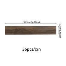 Load image into Gallery viewer, PVC Wooden Self-adhesive Laminate Flooring Planks for Home Decor
