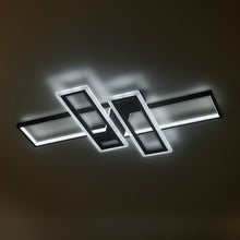 Load image into Gallery viewer, Geometric Black Frame LED Ceiling Light
