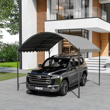 Load image into Gallery viewer, Outdoor Metal Arched Pergola with Shade
