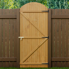 Load image into Gallery viewer, Semi Braced Arch Top Strong Wooden Garden Gate
