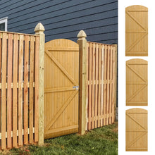 Load image into Gallery viewer, Semi Braced Arch Top Strong Wooden Garden Gate
