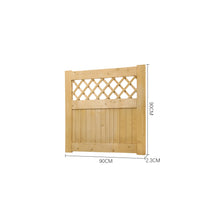 Load image into Gallery viewer, Diyspace Rhombus Garden Wood Fence Gate
