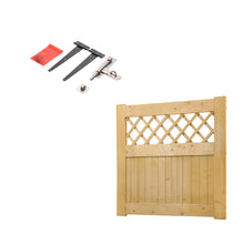 Load image into Gallery viewer, Diyspace Rhombus Garden Wood Fence Gate
